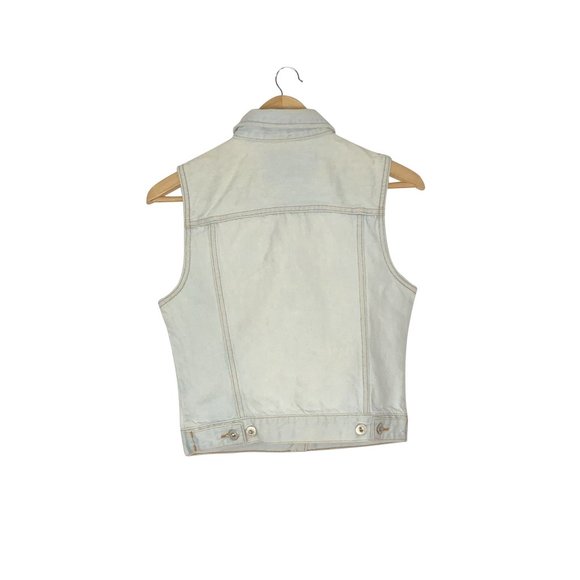 Vintage Guess Denim Vest - Women's XS - Picture 2 of 2